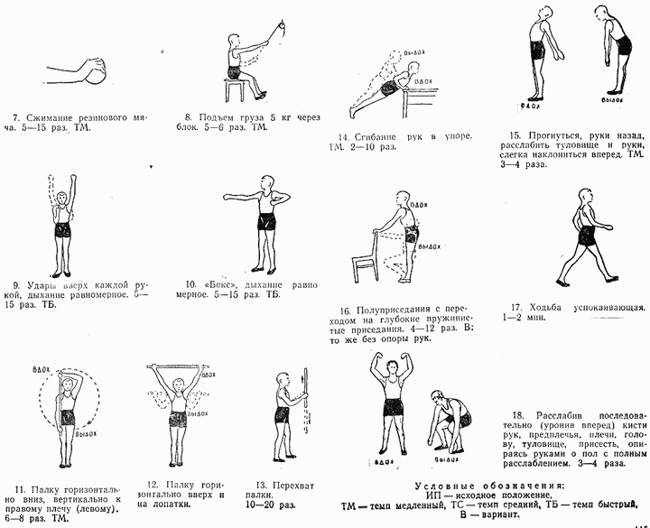 базовые упражнения